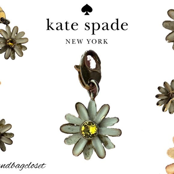 KATE SPADE Daisy Vintage Into The Bloom 12 KT Plated Charm (no Bracelet) - Picture 5 of 7